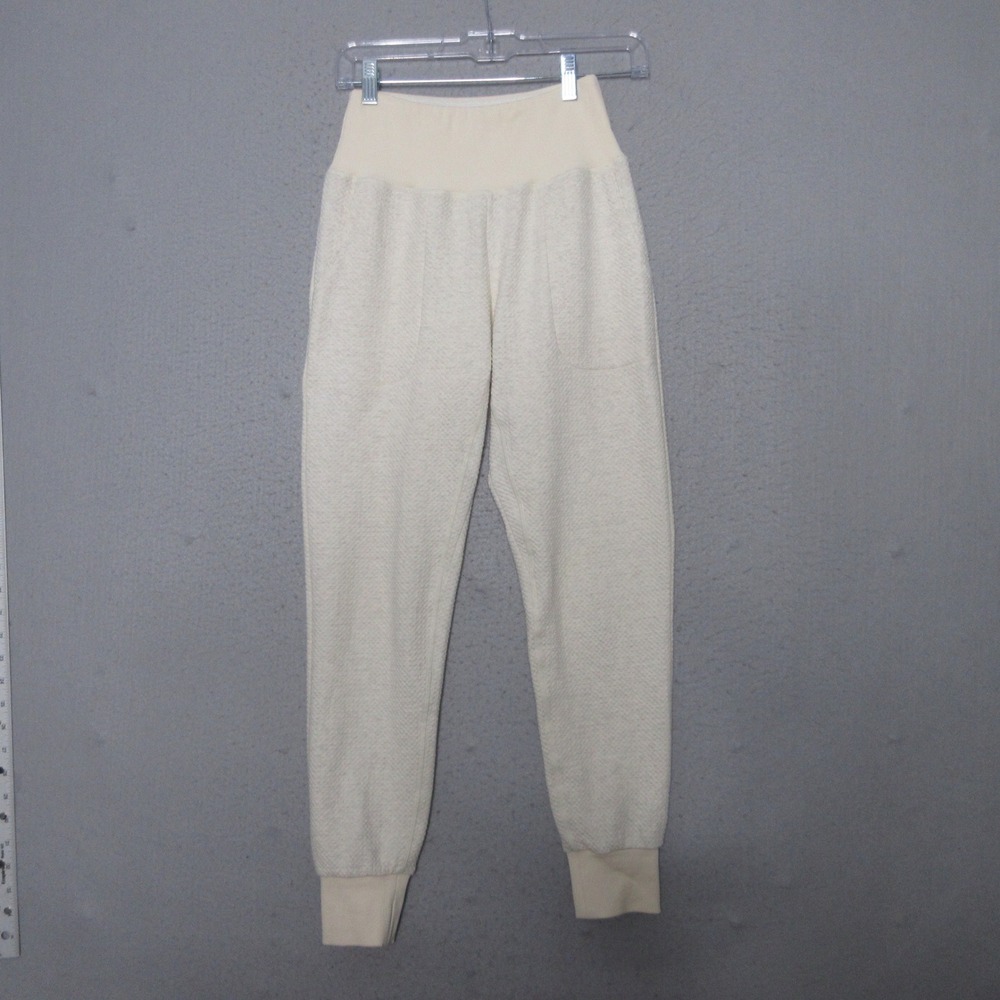 Born Primitive Joggers Women Small Textured High Waist Sweatpants Travel Comfort
